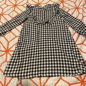 Buffalo check crewcuts flannel dress